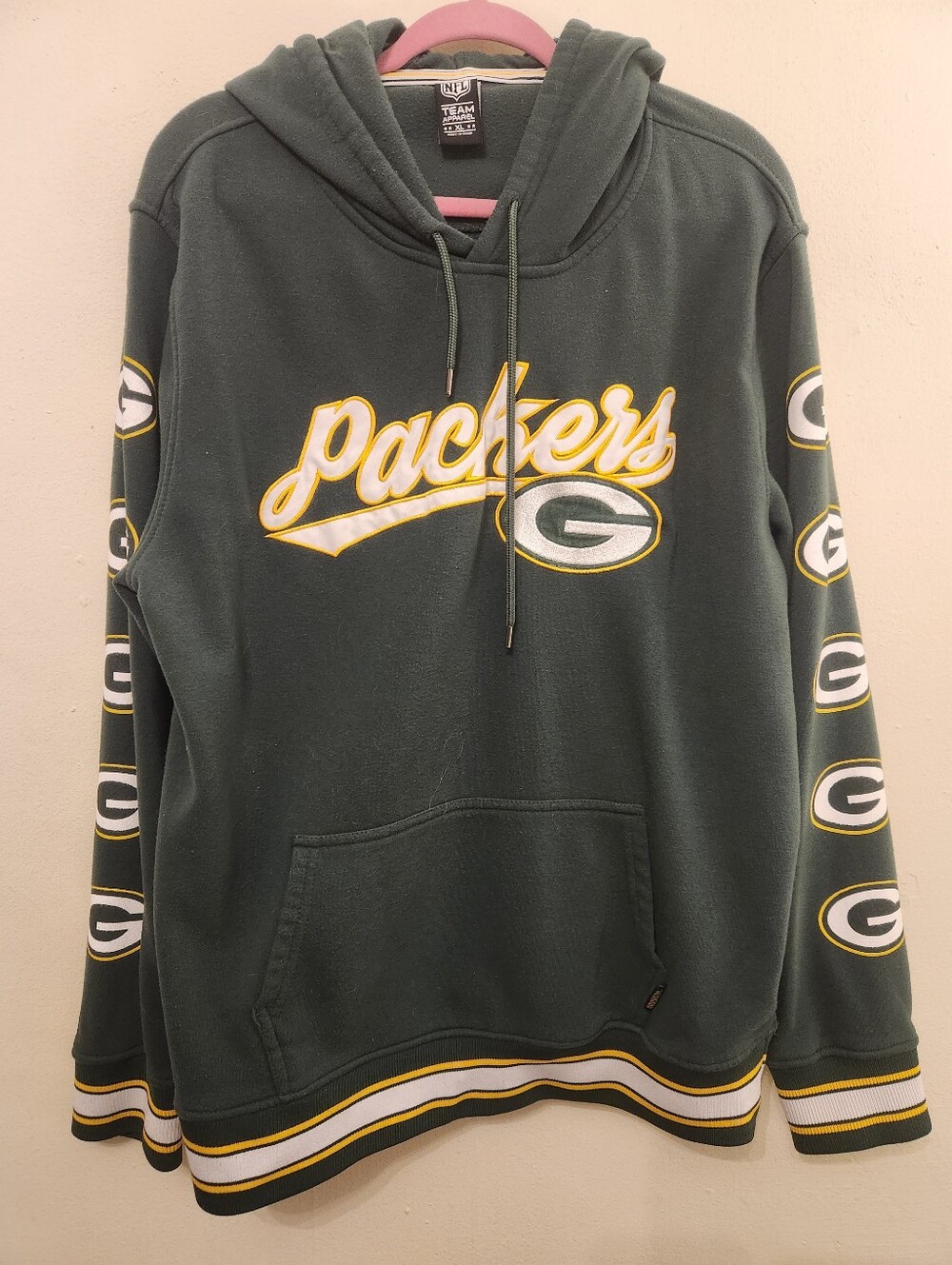 NFL Green Bay Packets Pullover Hoodie Size Xl